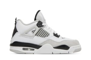 Jordan 4 Retro Military Black (GS) 408452-111 - Nicesk photo 1