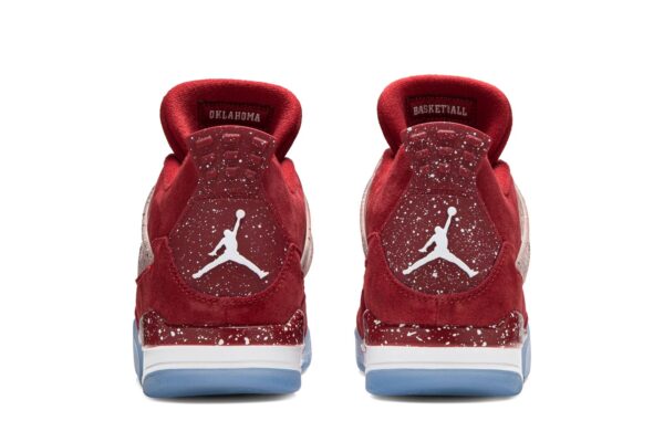 Jordan 4 Retro Oklahoma Sooners PE MNJDLS-731 - Nicesk photo 6