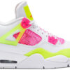 Jordan 4 Retro White Lemon Pink (GS) CV7808-100 - Nicesk photo 1