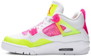 Jordan 4 Retro White Lemon Pink (GS) CV7808-100 - Nicesk photo 2