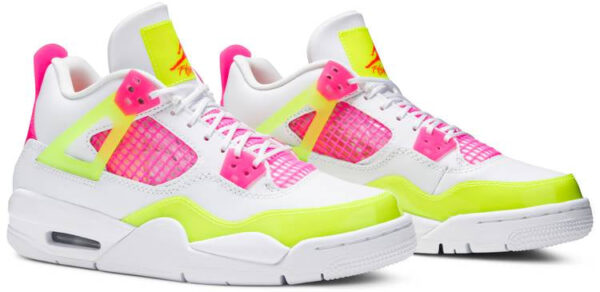 Jordan 4 Retro White Lemon Pink (GS) CV7808-100 - Nicesk photo 3
