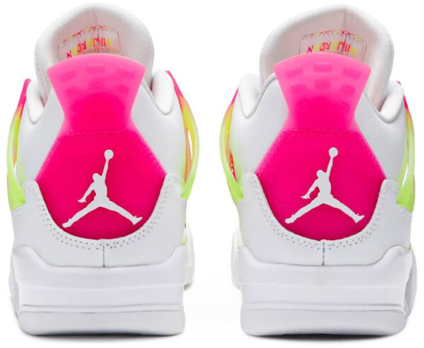 Jordan 4 Retro White Lemon Pink (GS) CV7808-100 - Nicesk photo 4
