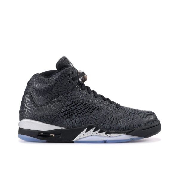 Jordan 5 Retro 3Lab5 Black Silver 599581-003 - Nicesk photo 1