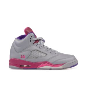 Jordan 5 Retro Cement Grey Pink (GS) 440892-009 - Nicesk photo 1