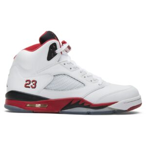 Jordan 5 Retro Fire Red Black Tongue (2013) 136027-120 - Nicesk photo 1