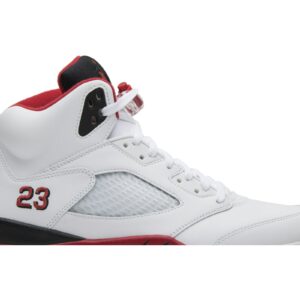 Jordan 5 Retro Fire Red Black Tongue (2013) 136027-120 - Nicesk photo 2