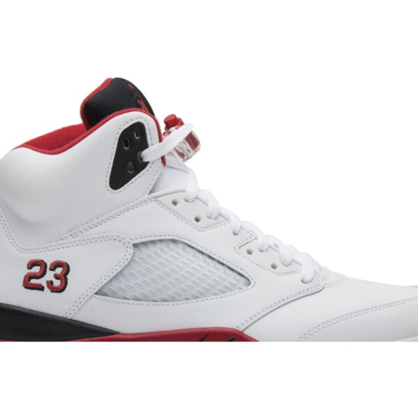 Jordan 5 Retro Fire Red Black Tongue (2013) 136027-120 - Nicesk photo 2
