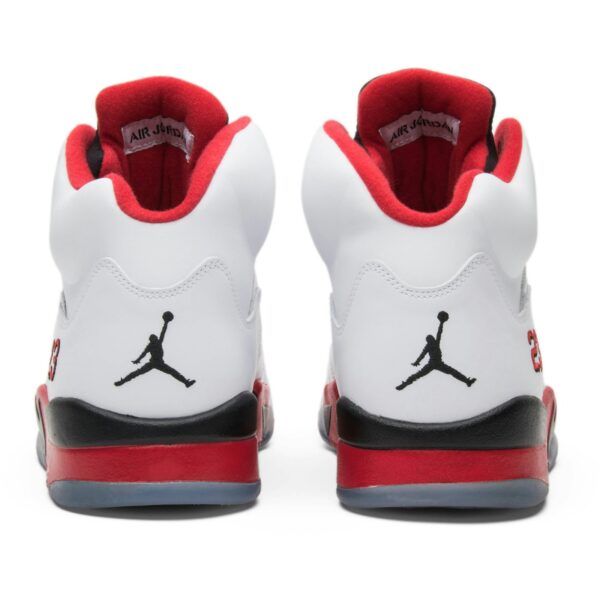 Jordan 5 Retro Fire Red Black Tongue (2013) 136027-120 - Nicesk photo 6