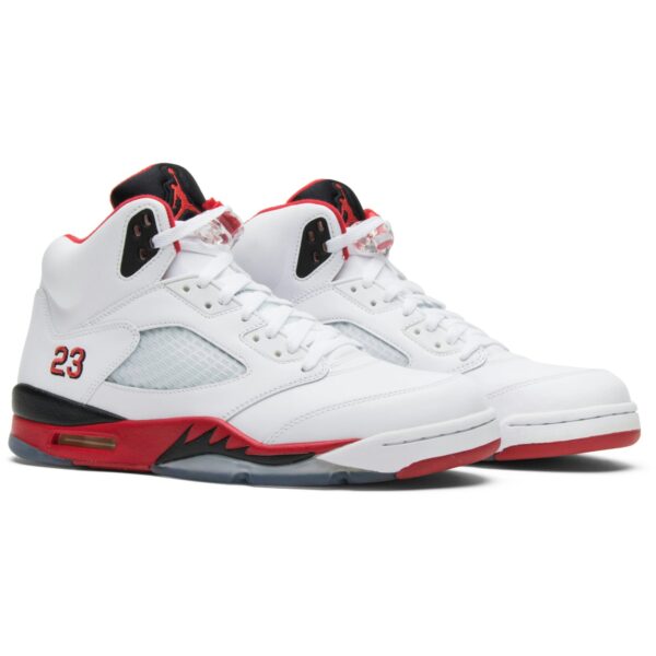 Jordan 5 Retro Fire Red Black Tongue (2013) 136027-120 - Nicesk photo 8