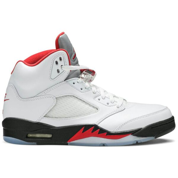 Jordan 5 Retro Fire Red Silver Tongue (2020) DA1911-102 - Nicesk photo 1