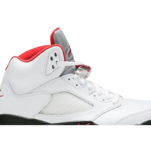 Jordan 5 Retro Fire Red Silver Tongue (2020) DA1911-102 - Nicesk photo 2