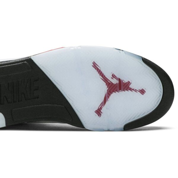 Jordan 5 Retro Fire Red Silver Tongue (2020) DA1911-102 - Nicesk photo 5