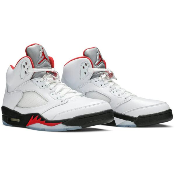 Jordan 5 Retro Fire Red Silver Tongue (2020) DA1911-102 - Nicesk photo 8