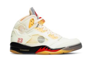 Jordan 5 Retro Off-White Sail DH8565-100 - Nicesk photo 1