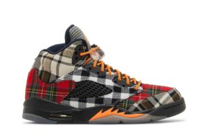Jordan 5 Retro Plaid (GS) FD4814-008 - Nicesk photo 1