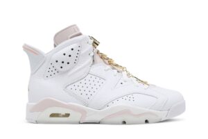 Jordan 6 Retro Gold Hoops (Women's) DH9696-100 - Nicesk photo 1