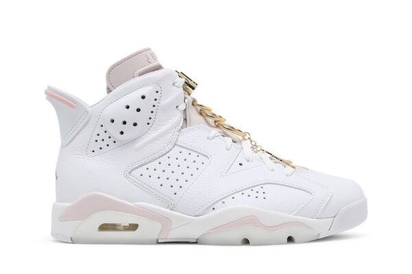 Jordan 6 Retro Gold Hoops (Women's) DH9696-100 - Nicesk photo 1
