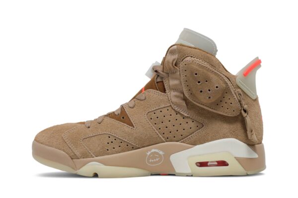 Jordan 6 Retro Travis Scott British Khaki DH0690-200 - Nicesk photo 3