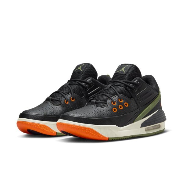 Jordan Max Aura 5 Black Bright Mandarin Sail Sky J Light Olive DZ4353-003 - Nicesk photo 4