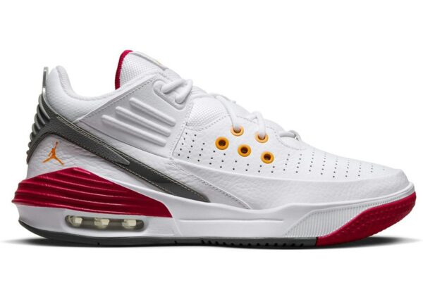 Jordan Max Aura 5 White Cardinal Red DZ4353-160 - Nicesk photo 1