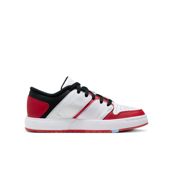 Jordan Nu Retro 1 Low Varsity Red White Black (GS) FB4412-611 - Nicesk photo 3