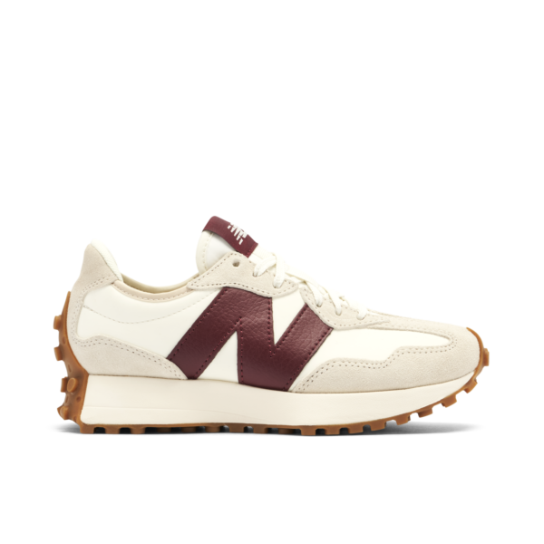 New Balance 327 Moonbeam Classic Burgundy (Women's) WS327KA - Nicesk photo 1