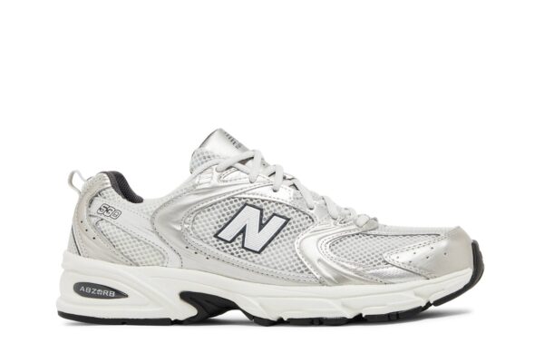 New Balance 530 Grey Matter Silver Metallic MR530LG - Nicesk photo 1