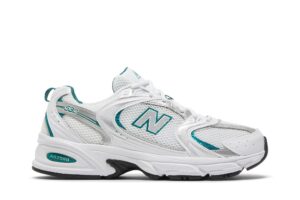 New Balance 530 White Silver Green MR530AB - Nicesk photo 1
