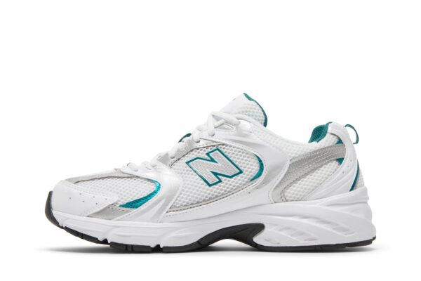 New Balance 530 White Silver Green MR530AB - Nicesk photo 3