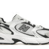 New Balance 530 White Silver Metallic Black MR530LB - Nicesk photo 1