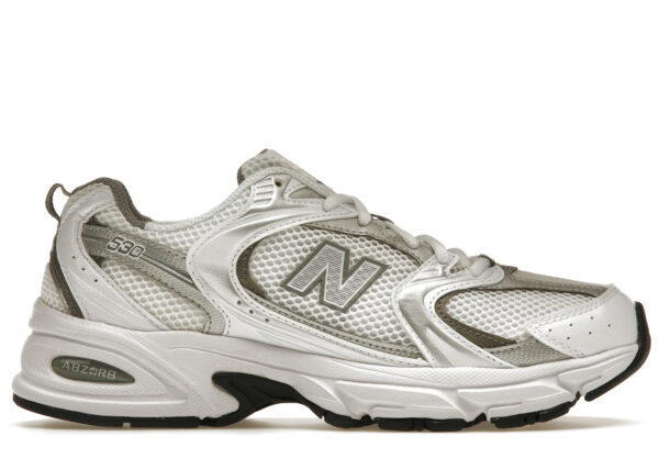New Balance 530 White Silver Metallic MR530AD - Nicesk photo 1