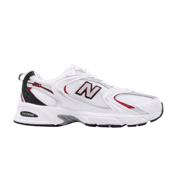 New Balance 530v2 White Silver Red MR530SA - Nicesk photo 1