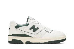 New Balance 550 Aime Leon Dore White Green BB550ALD - Nicesk photo 1