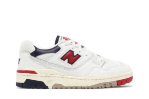 New Balance 550 Aime Leon Dore White Navy Red BB550A3 - Nicesk photo 1