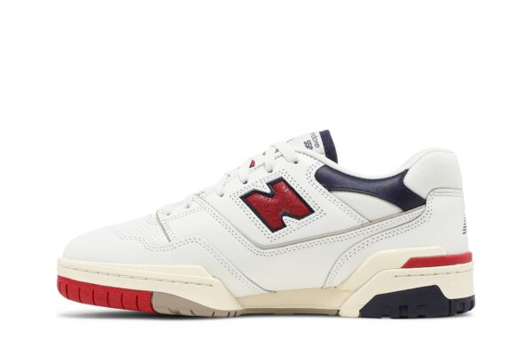 New Balance 550 Aime Leon Dore White Navy Red BB550A3 - Nicesk photo 3