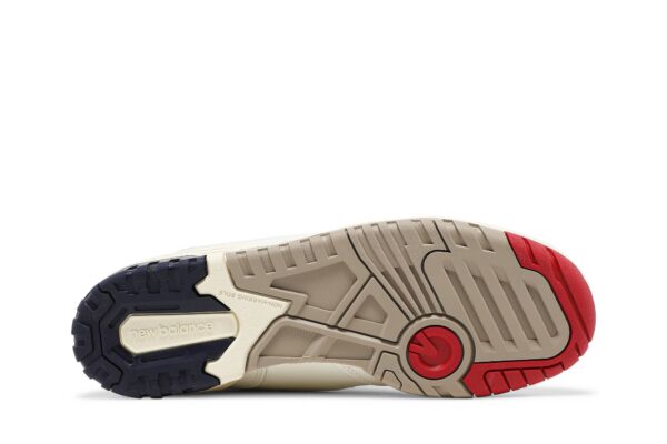 New Balance 550 Aime Leon Dore White Navy Red BB550A3 - Nicesk photo 4