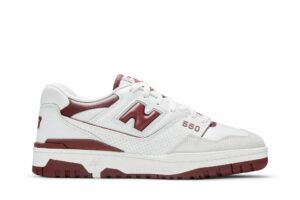 New Balance 550 Sea Salt Burgundy BB550LI1 - Nicesk photo 1
