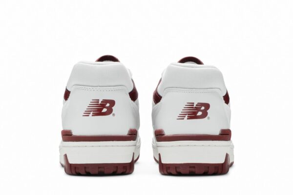New Balance 550 Sea Salt Burgundy BB550LI1 - Nicesk photo 6