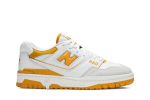 New Balance 550 Sea Salt Varsity Gold BB550LA1 - Nicesk photo 1