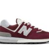 New Balance 574 Burgundy Silver U574LGAA - Nicesk photo 1