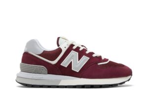 New Balance 574 Burgundy Silver U574LGAA - Nicesk photo 1