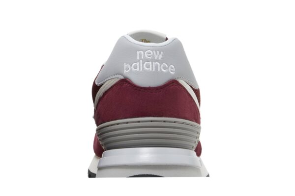 New Balance 574 Burgundy Silver U574LGAA - Nicesk photo 7