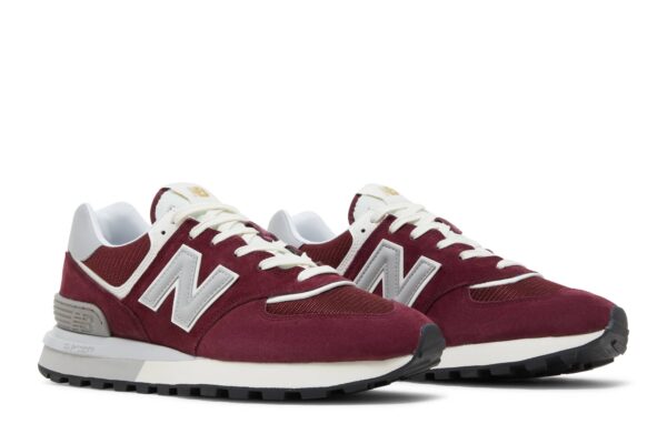 New Balance 574 Burgundy Silver U574LGAA - Nicesk photo 8