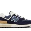 New Balance 574 Navy White Beige U574LGBB - Nicesk photo 1