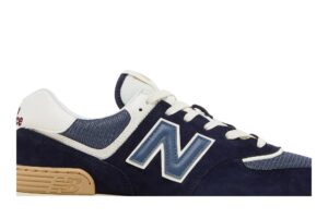 New Balance 574 Navy White Beige U574LGBB - Nicesk photo 2