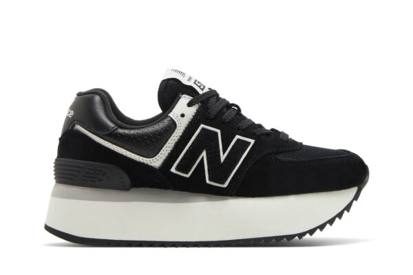 New Balance 574 Plus Black (Women's) WL574ZAB - Nicesk photo 1