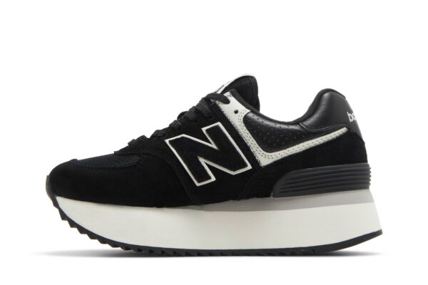New Balance 574 Plus Black (Women's) WL574ZAB - Nicesk photo 3