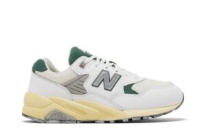 New Balance 580 White Nightwatch Green MT580RCA - Nicesk photo 1