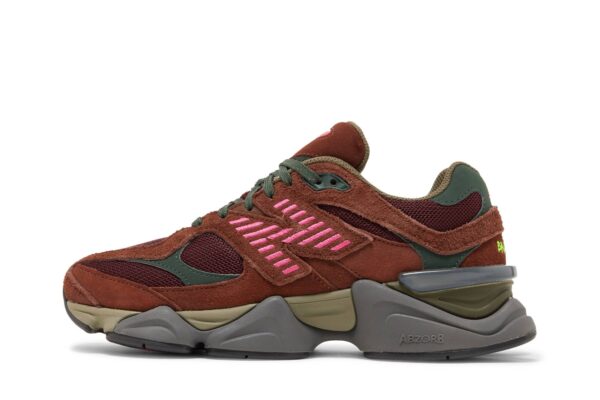 New Balance 9060 Rich Oak Burgundy U9060BUR - Nicesk photo 3