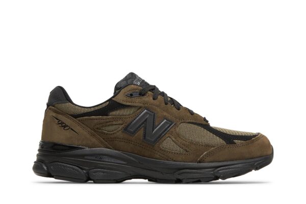 New Balance 990v3 MiUSA JJJJound Brown Black M990JJ3 - Nicesk photo 1